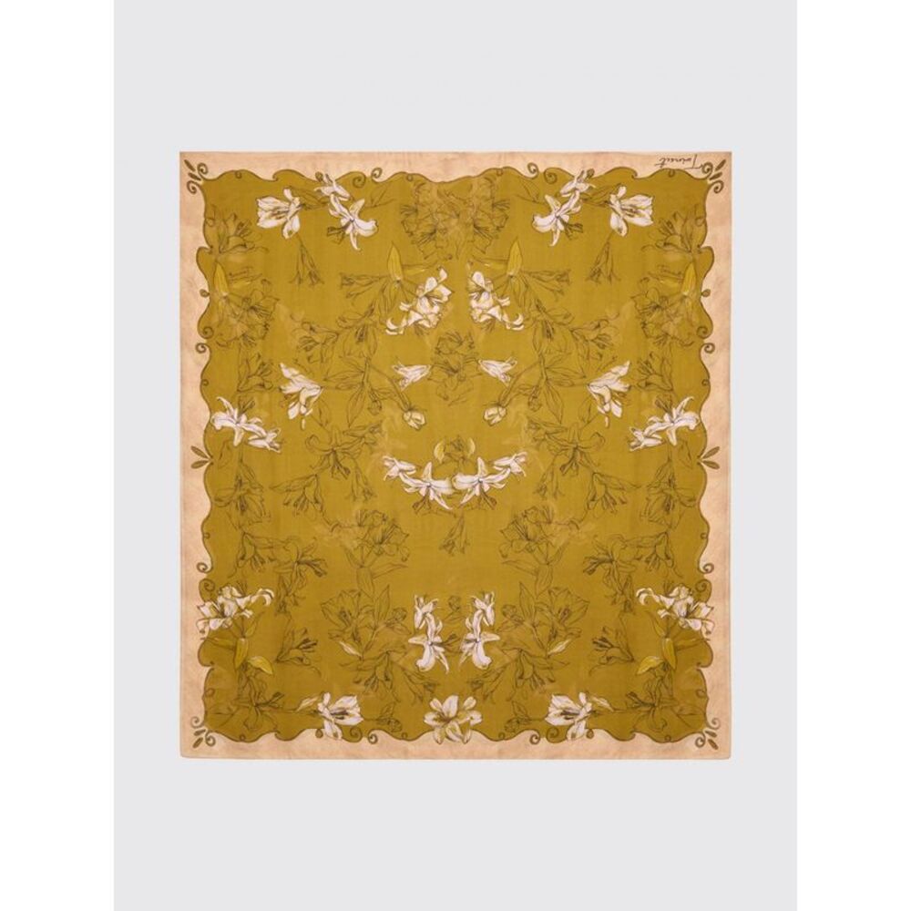 Twinset U&B Women Twinset U&B Python Print Modal Scarf With Straight Hem